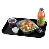 CAMBRO FAST FOOD TRAY BLACK- 30X41 CM - Mabrook Hotel Supplies